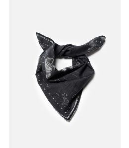 Tuch NUDIE JEANS Ingrid Bandana Counterpoints Black