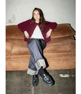 Cardigan NUDIE JEANS Ellen Wool Burgundy
