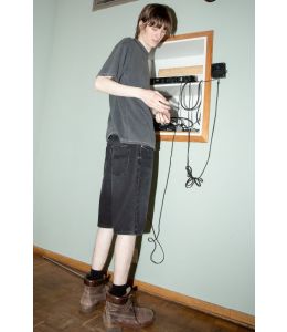 Shorts NUDIE JEANS Zeb Night Dune