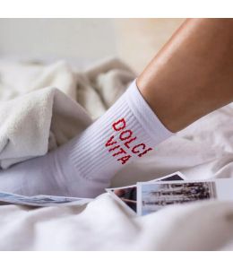 Tennissocken ON VACATION Dolce Vita White