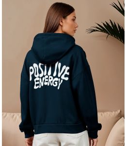 Hoodie ON VACATION Positive Energy Navy