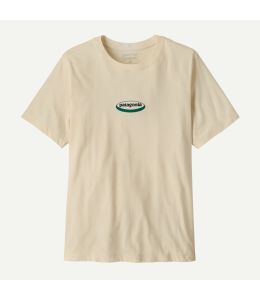 T-Shirt PATAGONIA '95 Oval Logo Undyed Natural