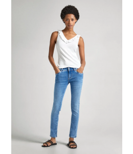 Jeans PEPE JEANS Slim New Brooke Light Blue Powerflex Wiser Washed