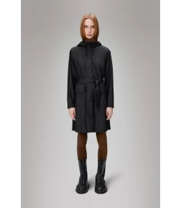 Regen Trenchcoat RAINS Curve W Jacket Black