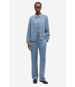 Jeamshemd SAMSØE & SAMSØE Samos Denim Blue