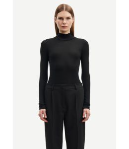 Rollkragenshirt SAMSØE & SAMSØE Sadou Black