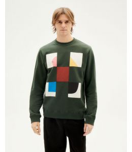 Sweater THINKING MU Space Enki Green