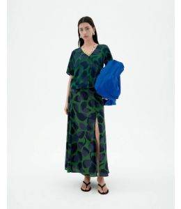 Bluse THINKING MU Leaf Libelula Multicolor