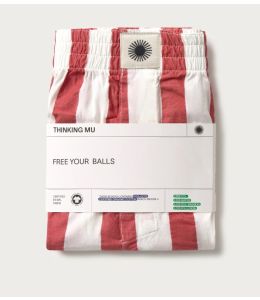 Boxershorts THINKING MU Maxi Stripes Red