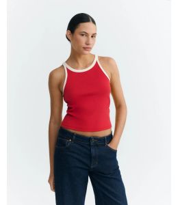 Top Von THINKING MU Harriet Red