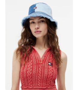 Patchwork-Denim Fischerhut TOMMY HILFIGER Denim Patch