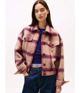 Wollmix Trucker-Jacke TOMMY HILFIGER