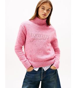 Rollkragenpullover TOMMY HILFIGER Mystic Pink