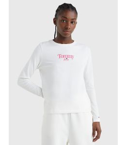 Langarmshirt TOMMY HILFIGER Ecru