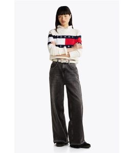 Pullover TOMMY HILFIGER Color Block Ancient White