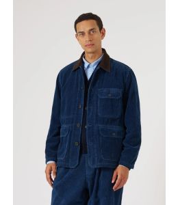 Cord Jacke UNIVERSAL WORKS Recycled Utility Jacket Indigo 