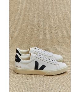 Sneaker VEJA Campo Leather White Black Woman