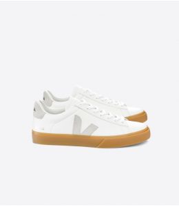 Sneaker VEJA Campo Chromefree Leather White Natural Natural Woman