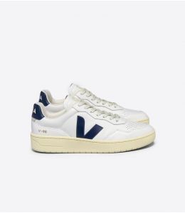 Sneaker VEJA V-90 Leather White Nautico Woman