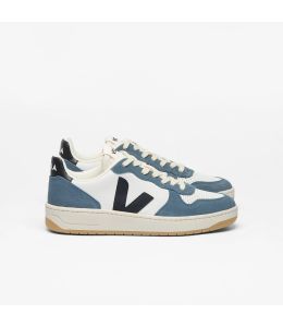 Sneaker VEJA V-10 Leather White Black California Men
