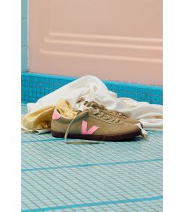Sneaker VEJA Volley Suede Taupe Malibu Bark Woman