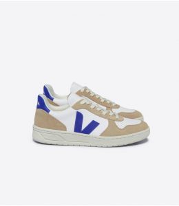 Sneaker VEJA V-10 Chromefree Leather White Paros Sahara Men