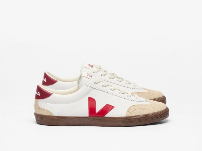 Sneaker VEJA Volley Leather White Pekin Bark Woman