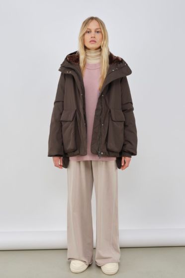 Parka EMBASSY OF BRICKS AND LOGS Alma Black Olive