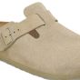 Clog BIRKENSTOCK Boston Veloursleder Faded Khaki
