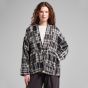  Kimonojacke DEDICATED Sickla Flannel Patchwork Black