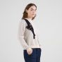 Pullover DEDICATED Arendal Long Cat Vanilla White
