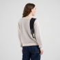 Pullover DEDICATED Arendal Long Cat Vanilla White