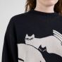 Pullover DEDICATED Limhamn Kittens Black