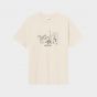 T-Shirt DEDICATED Stockholm Coffee Friends Oat White