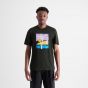 T-Shirt DEDICATED Stockholm Beach Palm Black