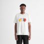 T-Shirt DEDICATED Stockholm Paper Cut Bike White