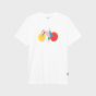 T-Shirt DEDICATED Stockholm Paper Cut Bike White