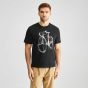 T-Shirt DEDICATED Stockholm Blue Strokes Bike Black