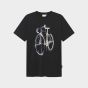 T-Shirt DEDICATED Stockholm Blue Strokes Bike Black