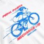 T-Shirt DEDICATED Stockholm Pedal Power White