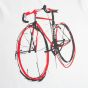 T-Shirt DEDICATED Stockholm Red Strokes Bike White