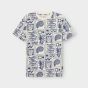 T-Shirt DEDICATED Stockholm Ocean Square Blue