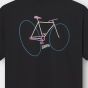 T-Shirt DEDICATED Stockholm Wonky Bike Black