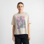 T-Shirt DEDICATED Vadstena Daisy Block Oat White