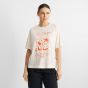 T-Shirt DEDICATED Vadstena Slow Down Off White