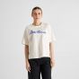 T-Shirt DEDICATED Vadstena Les Fleurs Scripted Off-White