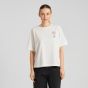 T-Shirt DEDICATED Vadstena Heart Cat Off-White