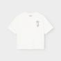 T-Shirt DEDICATED Vadstena Heart Cat Off-White