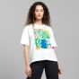 T-Shirt DEDICATED Vadstena Cottage Flowers White