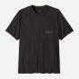 Midweight Pocket T-Shirt PATAGONIA '95 Oval Logo Schwarz